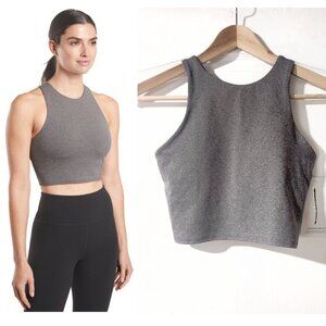 Athleta | Conscious Crop Bra A-C In Heather Grey
